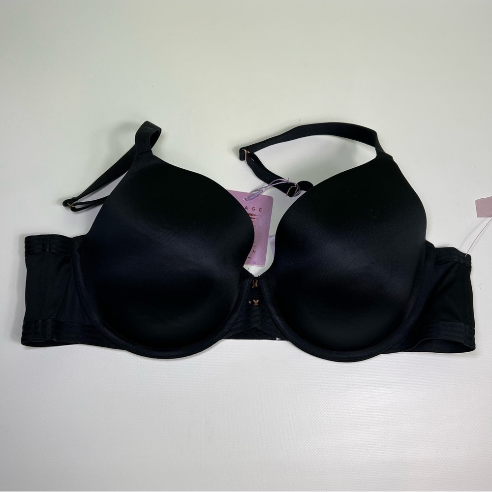 SaxageXFenty Core Microfiber black bra 42C NWT